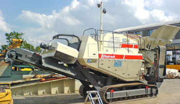 portable rock crusher